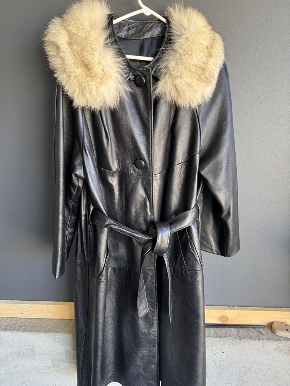 Vintage Kirk’s Suede Life Annshire original leather coat